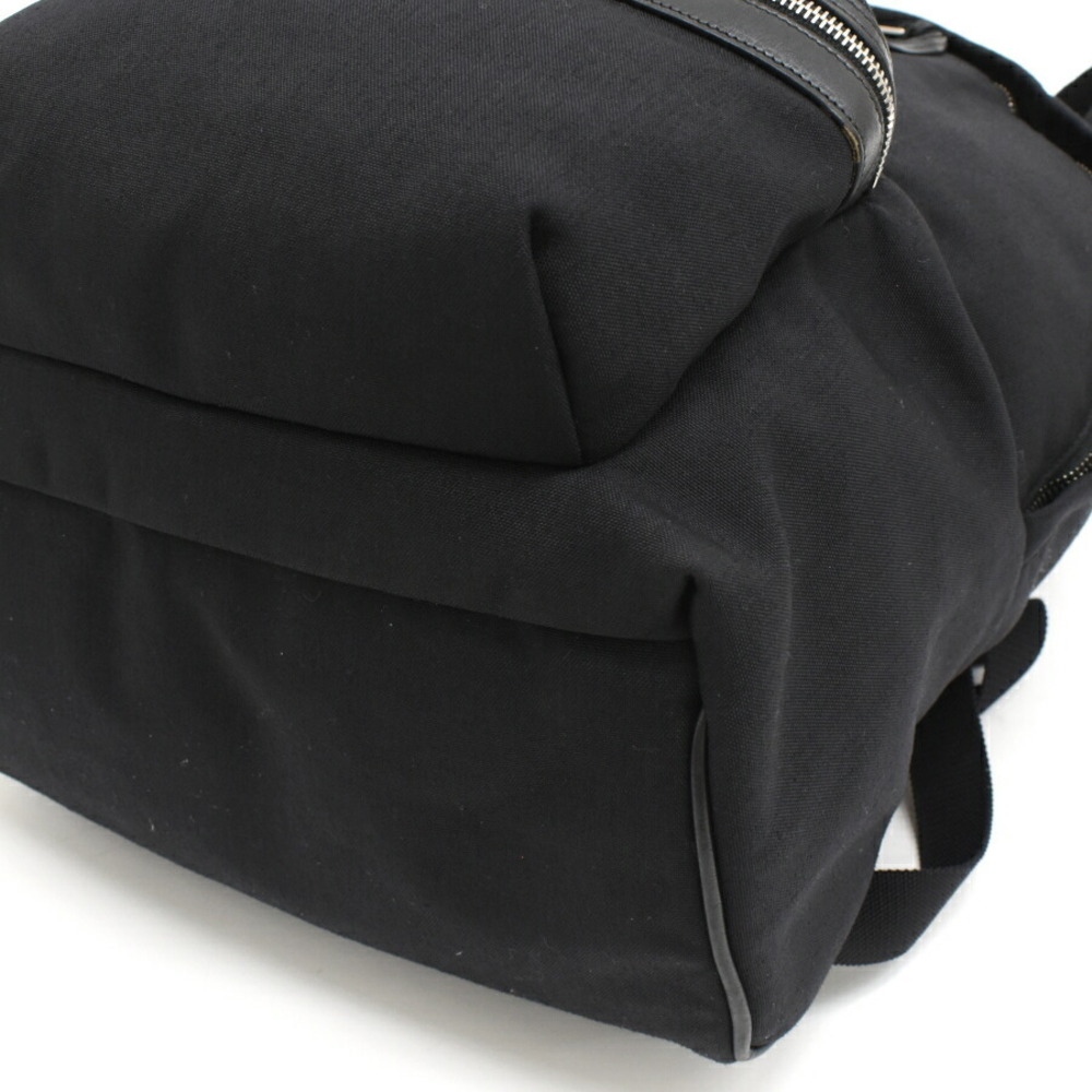Saint Laurent Paris City Backpack Black Canvas - Picture 5 of 9